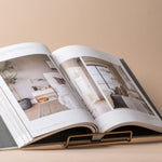 Brass Book Stand brass stand Fog Linen Work