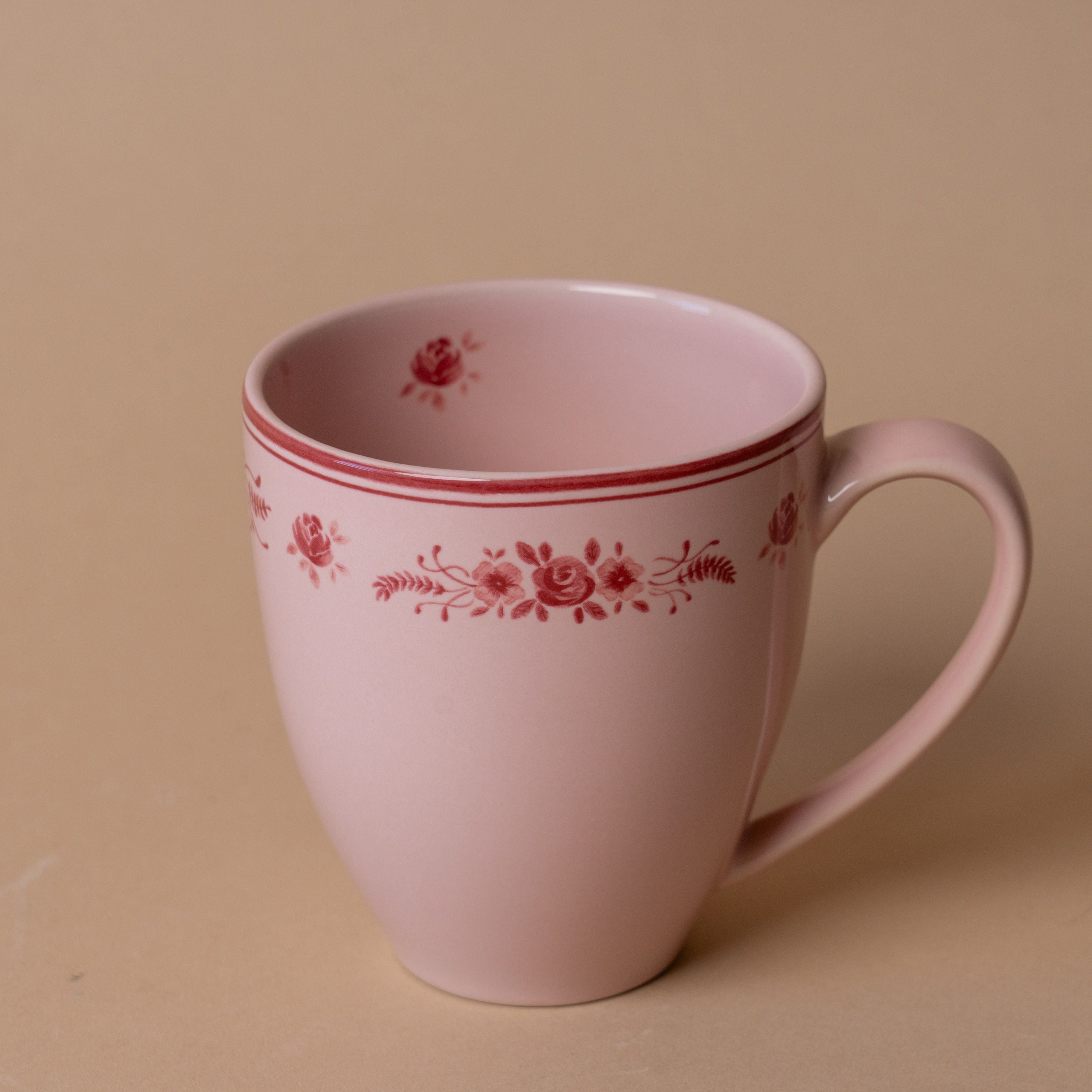 Red & Pink Floral Mug – view 2