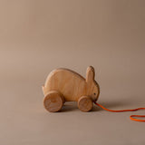 Wooden Pull Along Rabbit - Rug & Weave