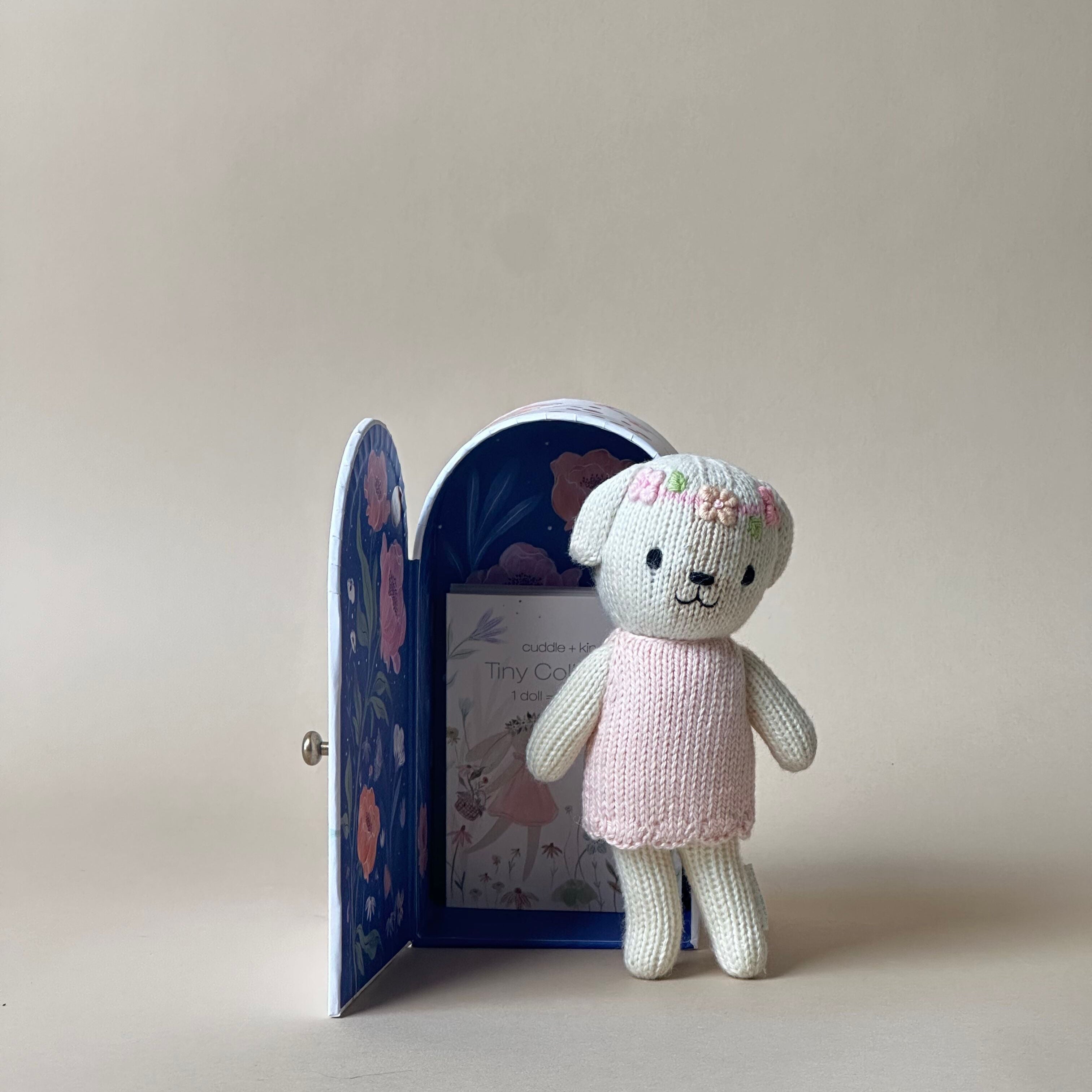 Tiny Puppy Soft Toy by Cuddle+Kind FINNBIRD - stuffed toy Cuddle + Kind (Faire)