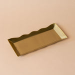 Scallop Tray with Brass Finish tray Papier (Faire)