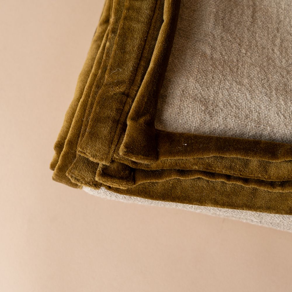 Velvet Trim Bed Blanket blanket Indaba