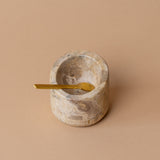 Marble Salt Cellar with Spoon salt cellar Luxe B Co (Faire)