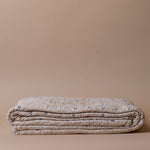 Block Print Clovers Bed Blanket blanket Indaba