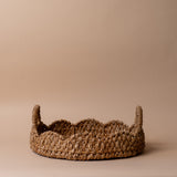 Round Scalloped Bankuan Trays tray Creative Co-op (DYA) Small