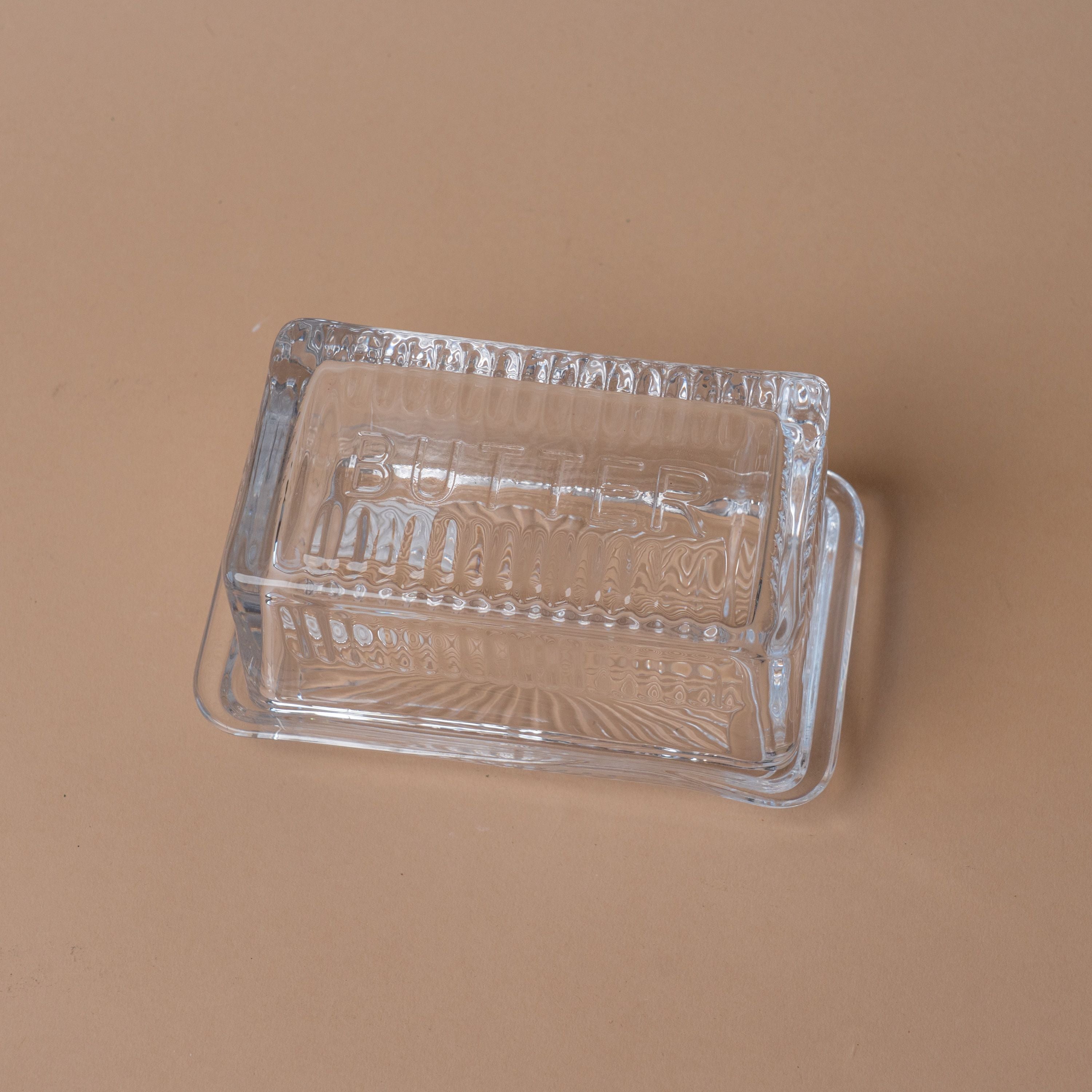 Glass Covered Butter Dish butter dish Abbott Collection