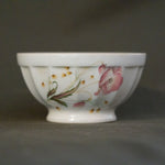 Antique French Bowl with Pink Floral Detail - Rug & Weave