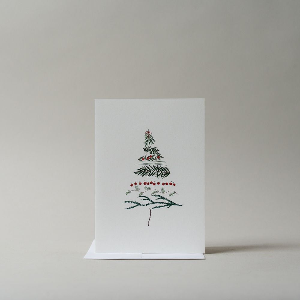 Minimalist Holiday Tree Card greeting card Mimi & August (Faire)