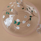 Hand Painted Floral Decanter