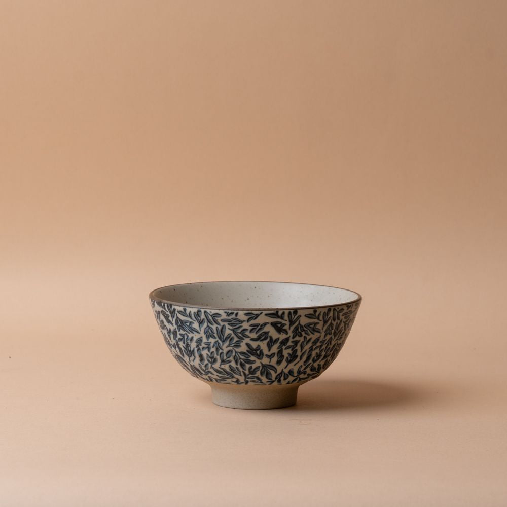 Stoneware Myrtle Bowl bowl DANICA (Faire) Large