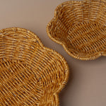 Floral Shape Basket Tray basket Whisper Mint (Faire)