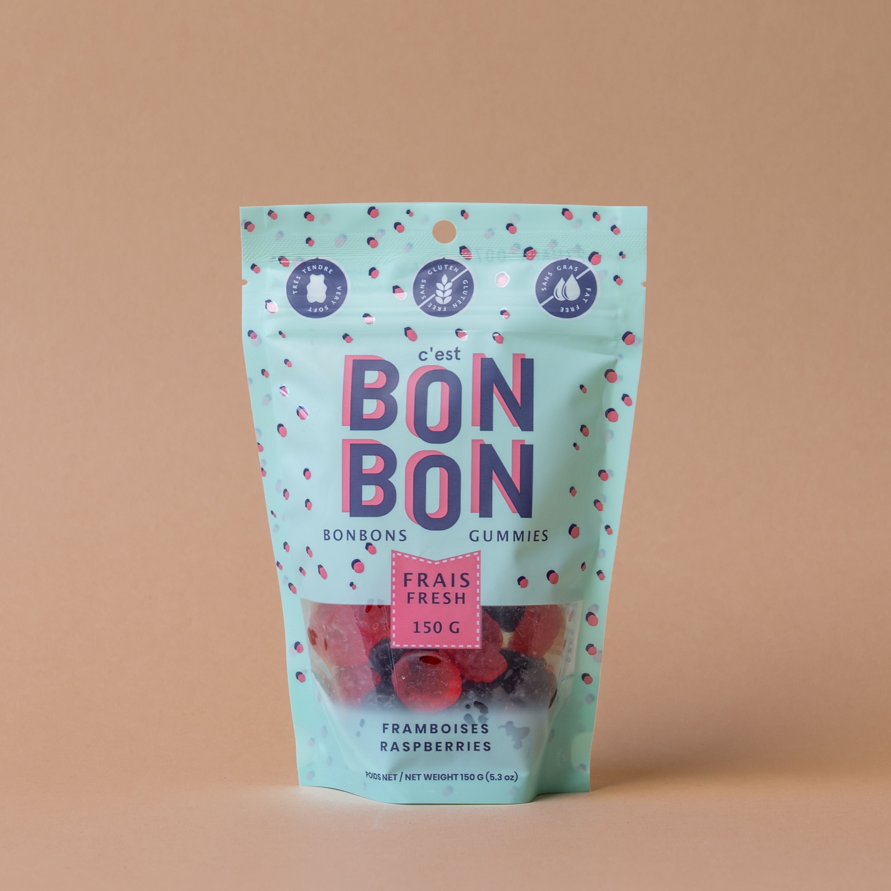Bon Bon Gummy Candies candy La boite a bonbons (Faire) Raspberries Mix