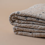 Block Print Clovers Bed Blanket blanket Indaba