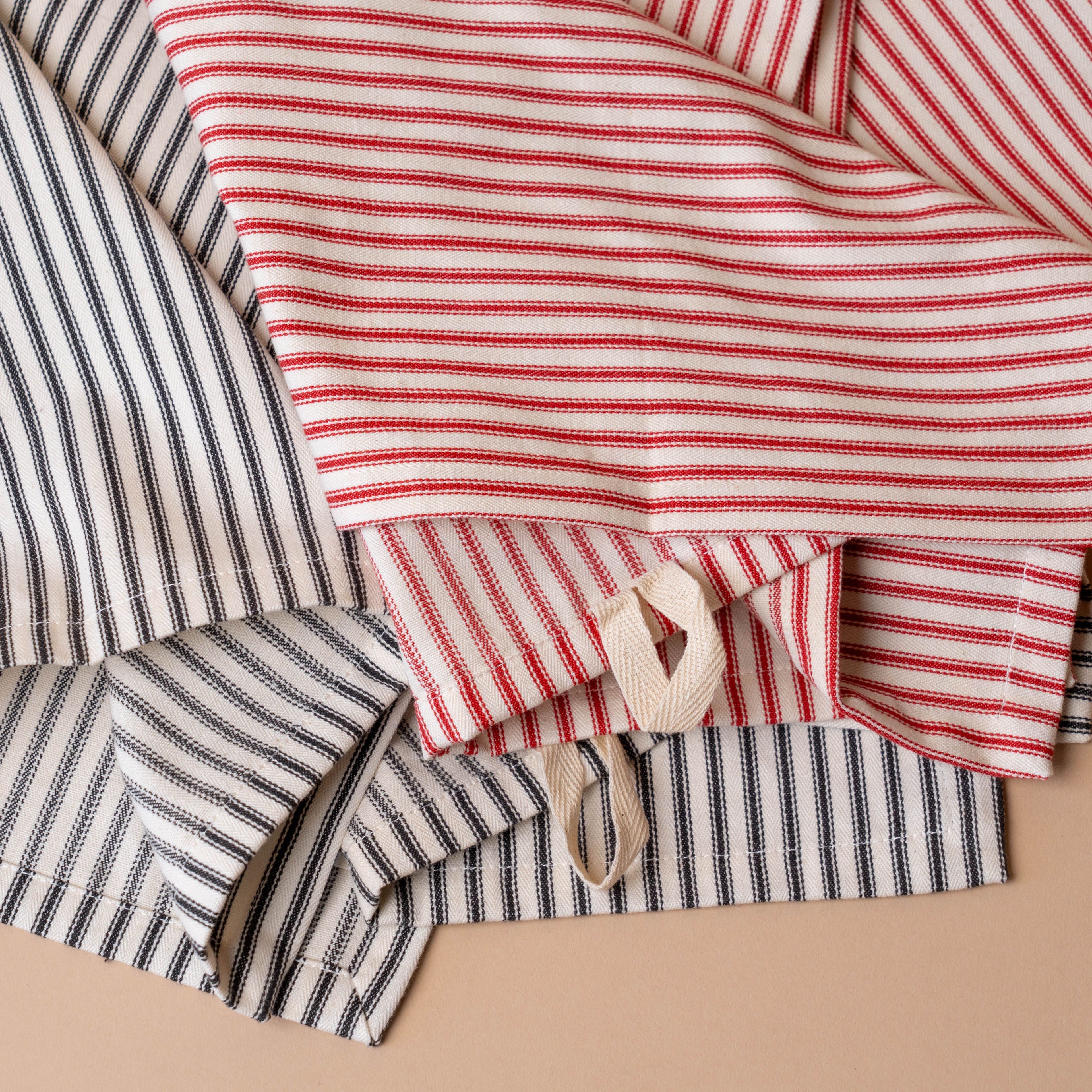Ticking Stripe Kitchen Towel – view 2