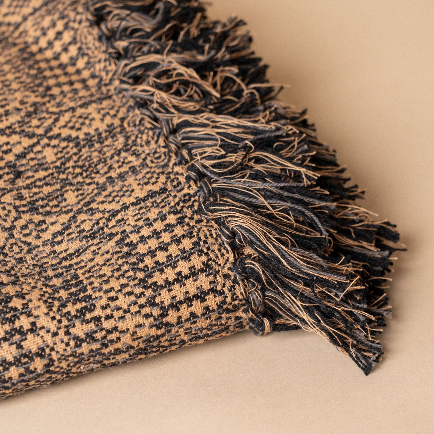 Jacquard Afghan Throw Blanket - Rug & Weave