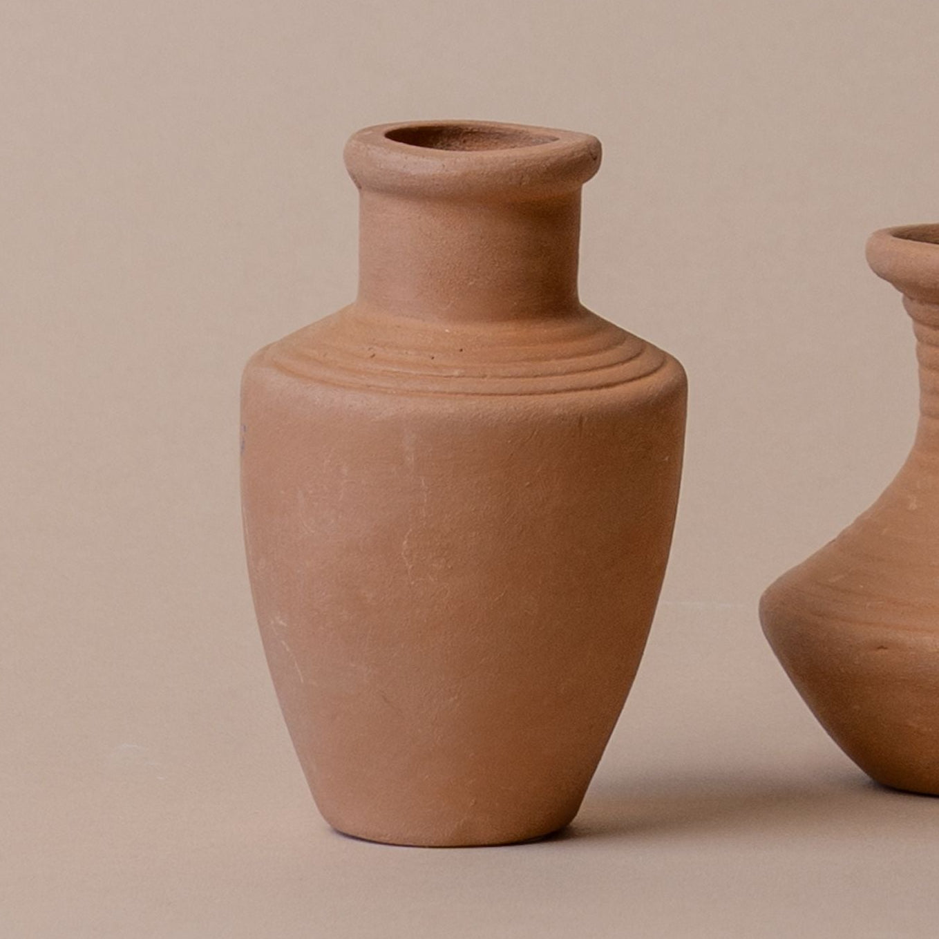 Terracotta Mini Vase, Mini Amphora