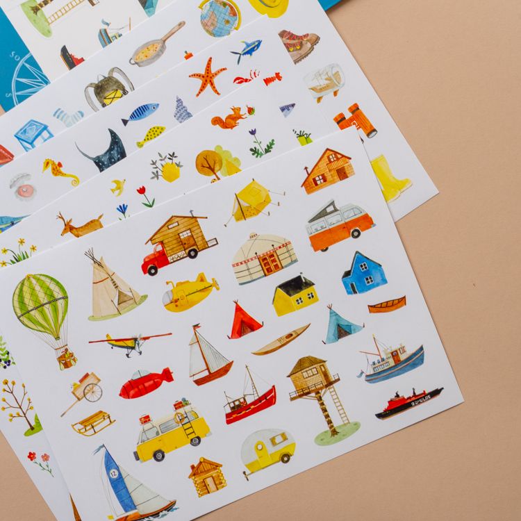 Explorer Sticker Pack FINNBIRD - sticker set FIRE THE IMAGINATION