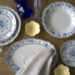 Blue & White Floral Plate Collection dinnerware David Shaw