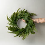 Faux Spruce & Cedar Wreath CHRISTMAS 2025 Tri W Imports