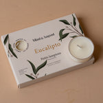 Eucalyptus Tea Light Set candle Mimi & August (Faire)