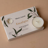 Eucalyptus Tea Light Set candle Mimi & August (Faire)