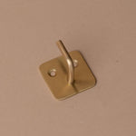 Brass Plate Single Wall Hook wall hook Fog Linen Work