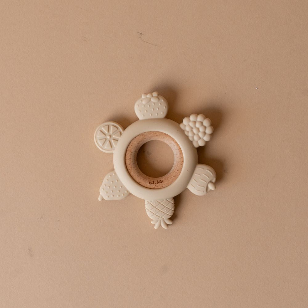 Fruity Teething Ring FINNBIRD - teether Baby Bliss (Faire) Almond