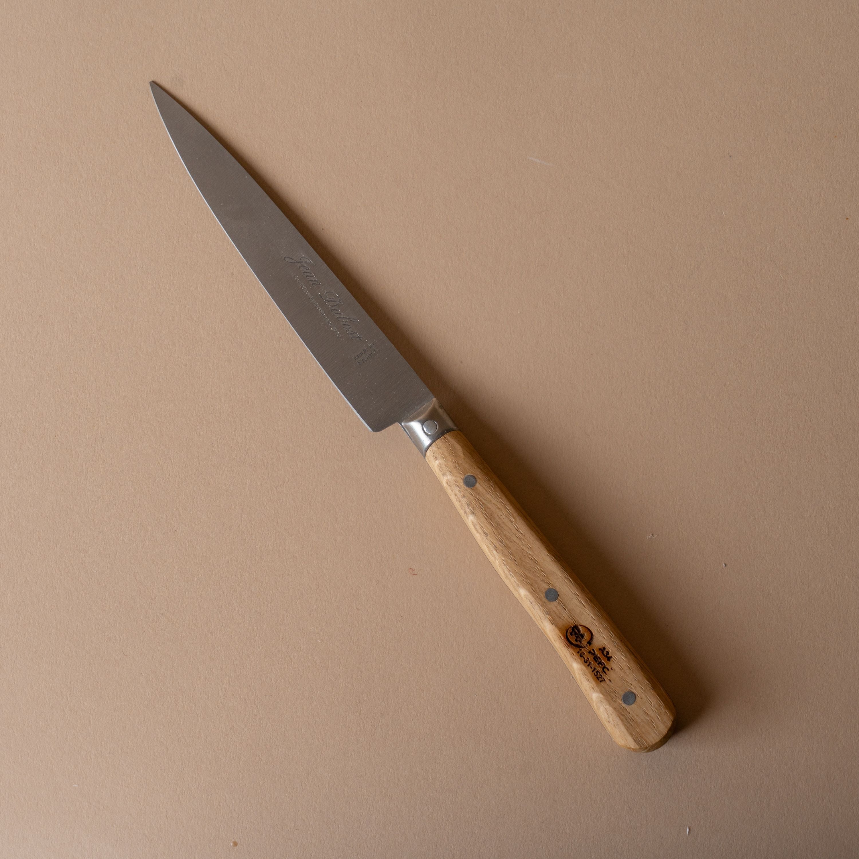 Utility Knife with Oak Handle