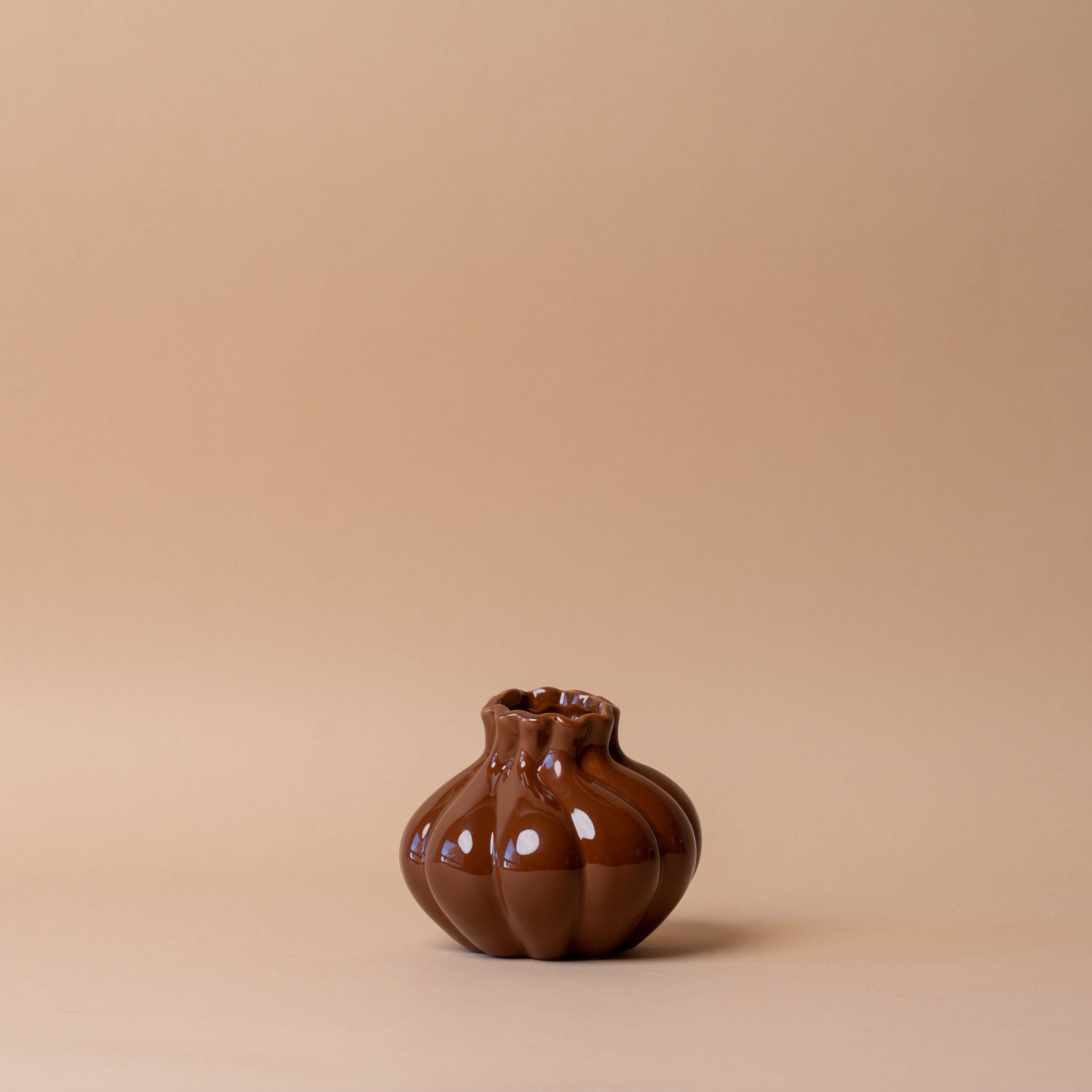 Curved Ceramic Vase
