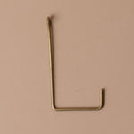 Handmade Brass Single Hook wall hook Fog Linen Work Medium