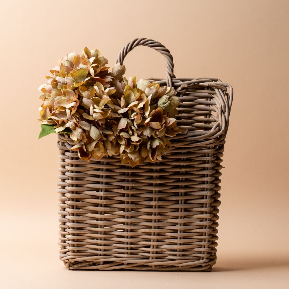 Natural Rattan Wall Basket, Bacon ware (Faire)