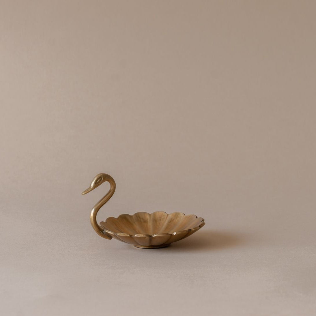 Brass Swan Trinket Dish - Rug & Weave