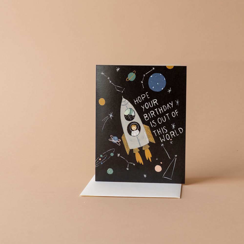 Out of This World Birthday Card