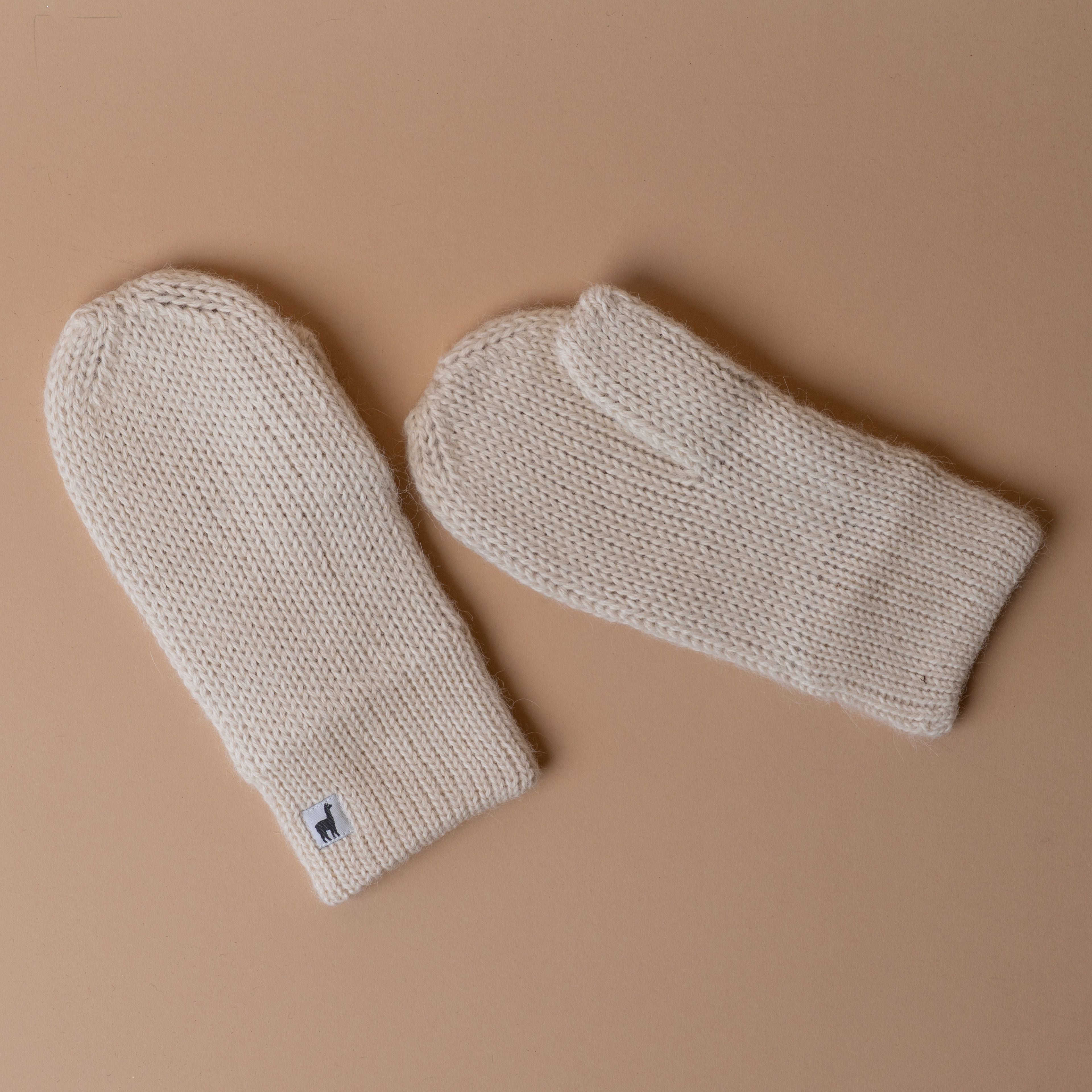 Alpaca Fleece Lined Mittens