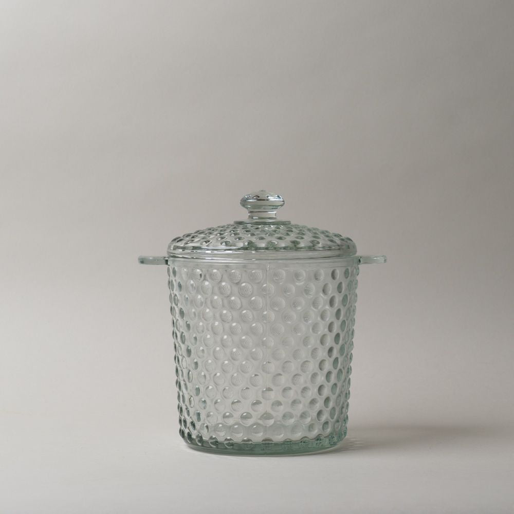 Hobnail Glass Ice Bucket ice bucket Creative Co-op (DYA)
