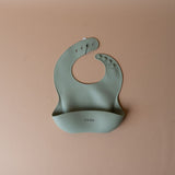 Silicone Bib FINNBIRD - bib Minika (Faire) Sage