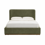 Finley Storage Bed 13 - FURNITURE - bed Style In Form Velvet Fern - Queen
