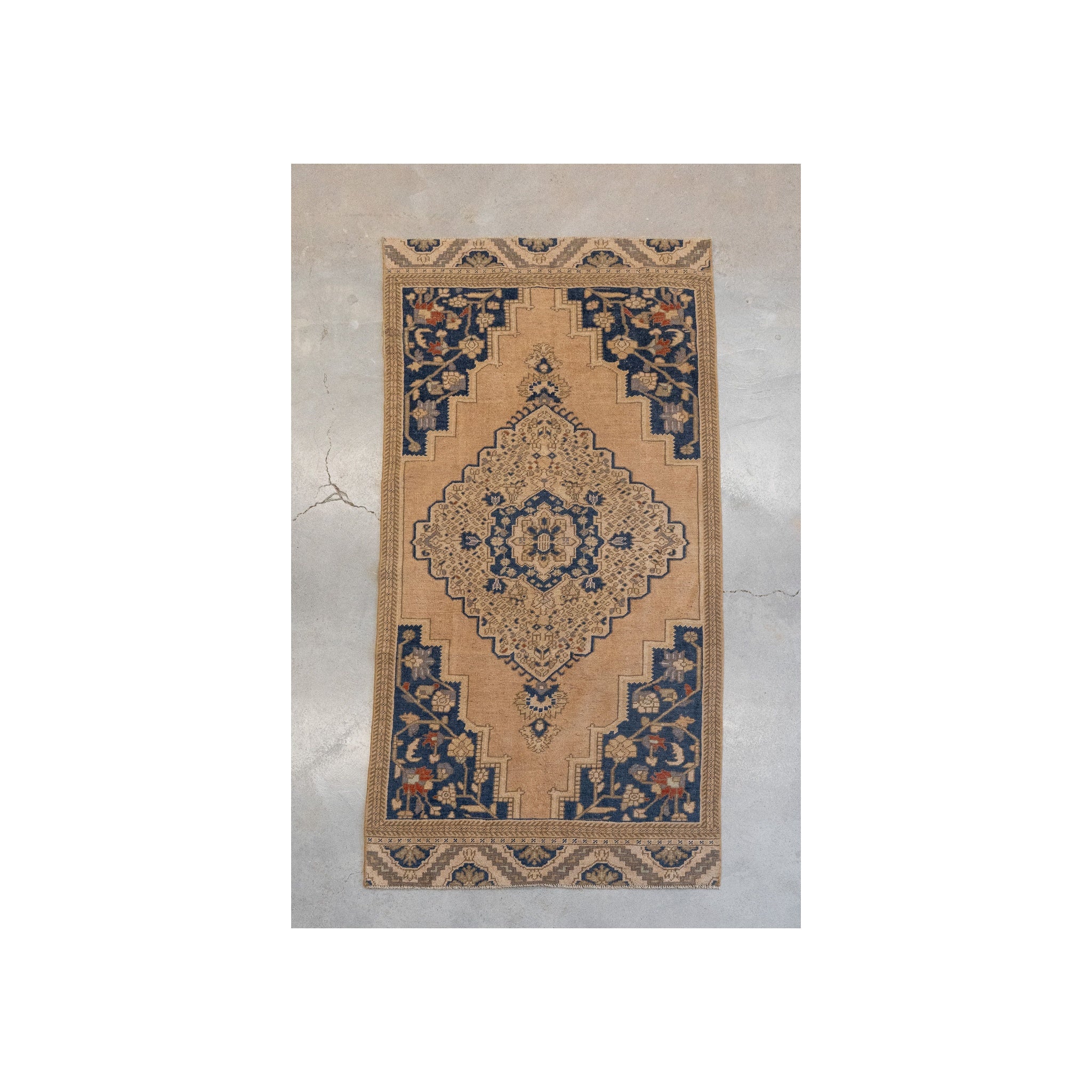 Vintage Turkish Rug 7'0" x 3'4" – view 2