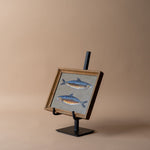 "2 Sardines" Framed Original Painting by Melissa Mary Jenkins - Rug & Weave