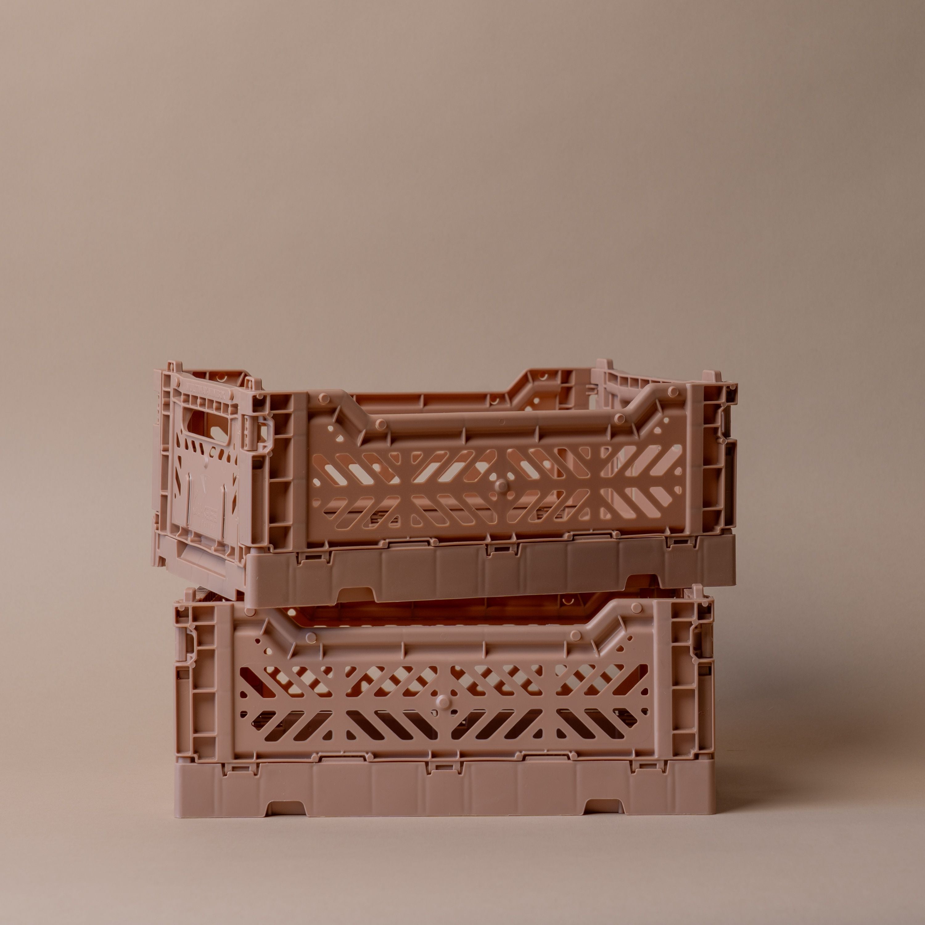 Latte Folding Crate crate Aykasa
