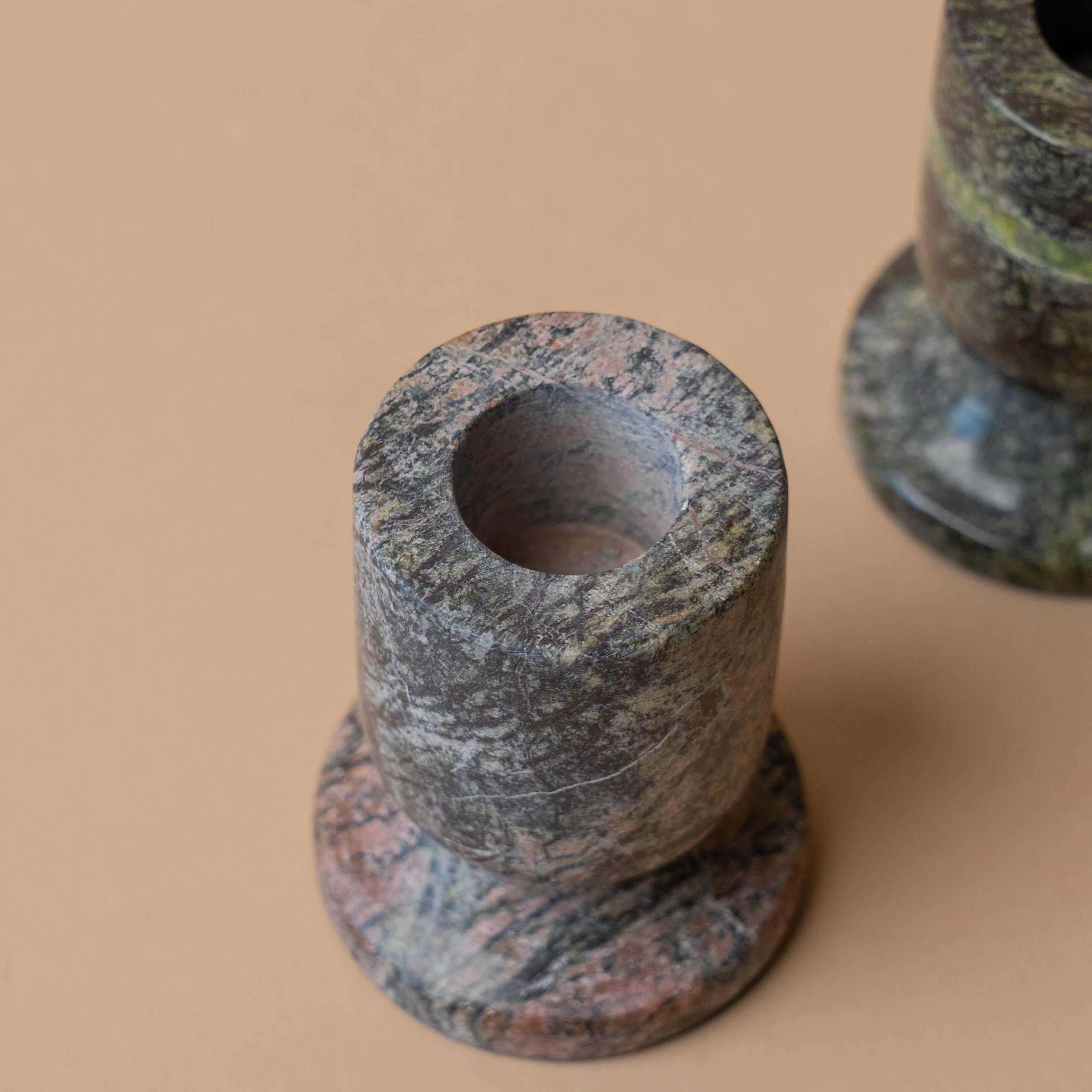 Emerald Marble Candle Holder candle holder Luxe B Co (Faire)