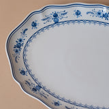 Blue & White Floral Plate Collection dinnerware David Shaw