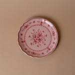Red & Pink Floral Plate Collection dinnerware David Shaw Dessert Plate