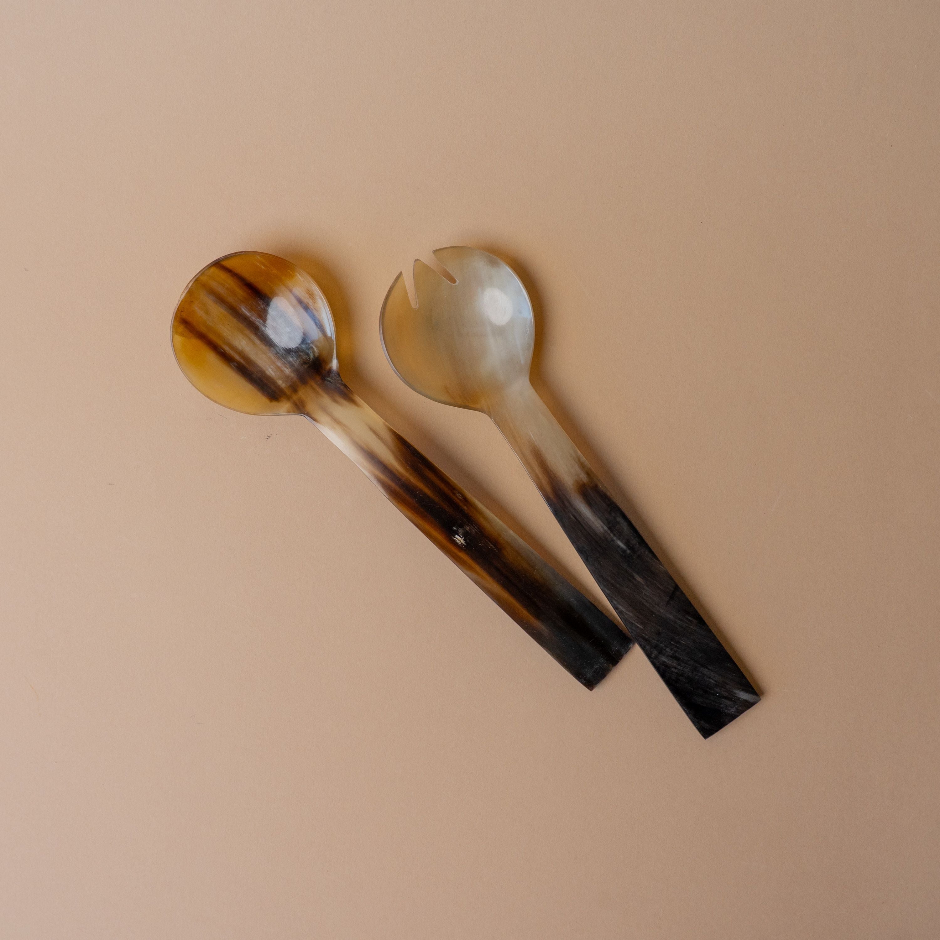 Hand Cut Salad Servers
