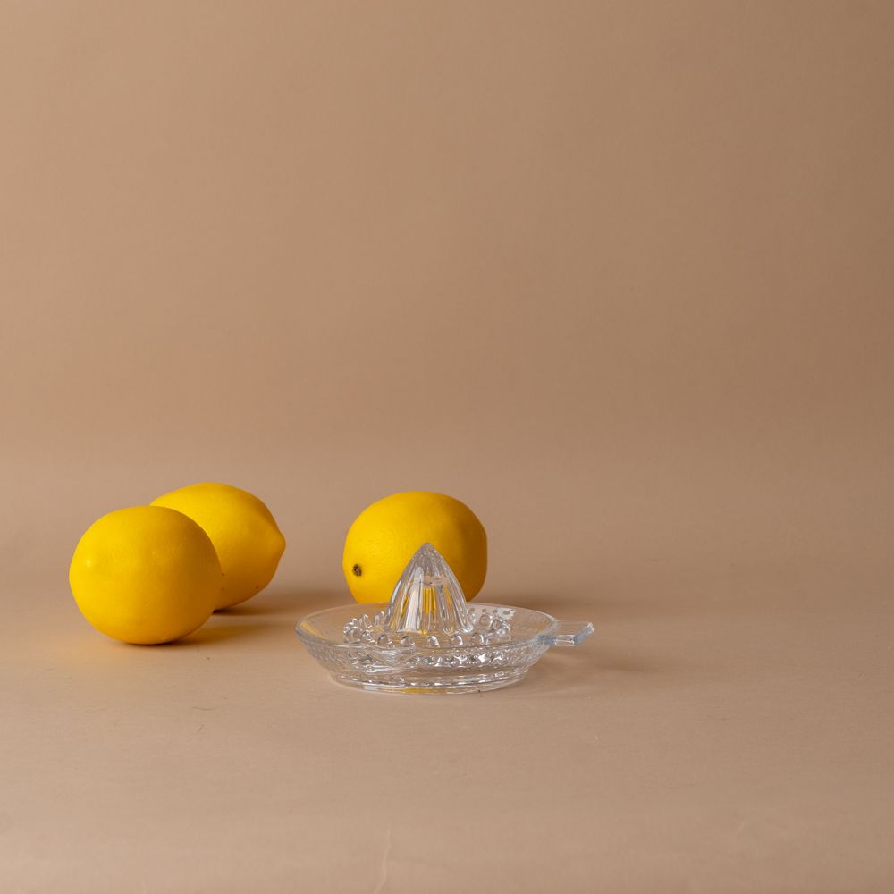 Pressed Glass Citrus Juicer
