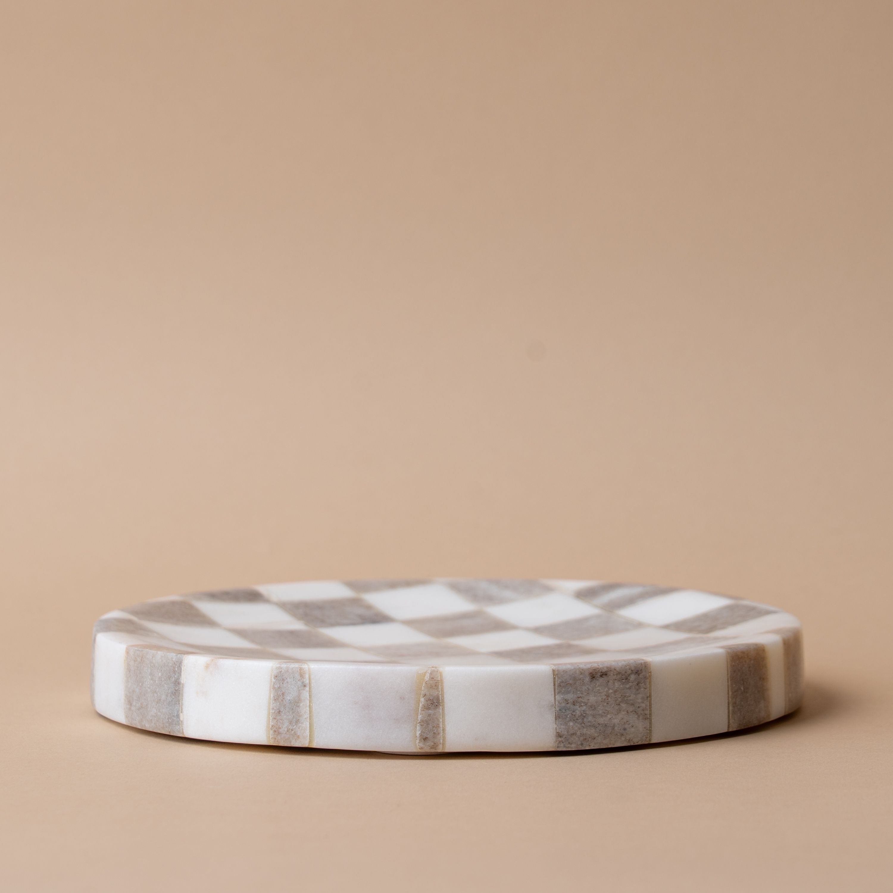 Marble Check Serving Tray – view 2