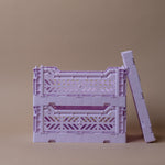 Lavender Folding Crate crate Aykasa