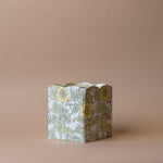 Floral Block Print Tissue Box tissue holder Paper Mirchi (Faire) Green Floral