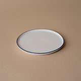 Organic Blue Edge Dessert Plate plate Tranquillo (DYA)