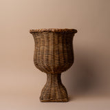 Woven Rattan Urn